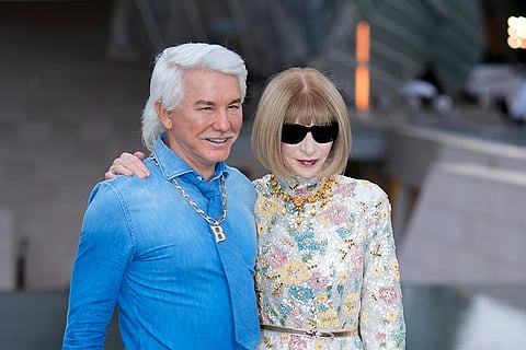Baz Luhrmann and Anna Wintour 